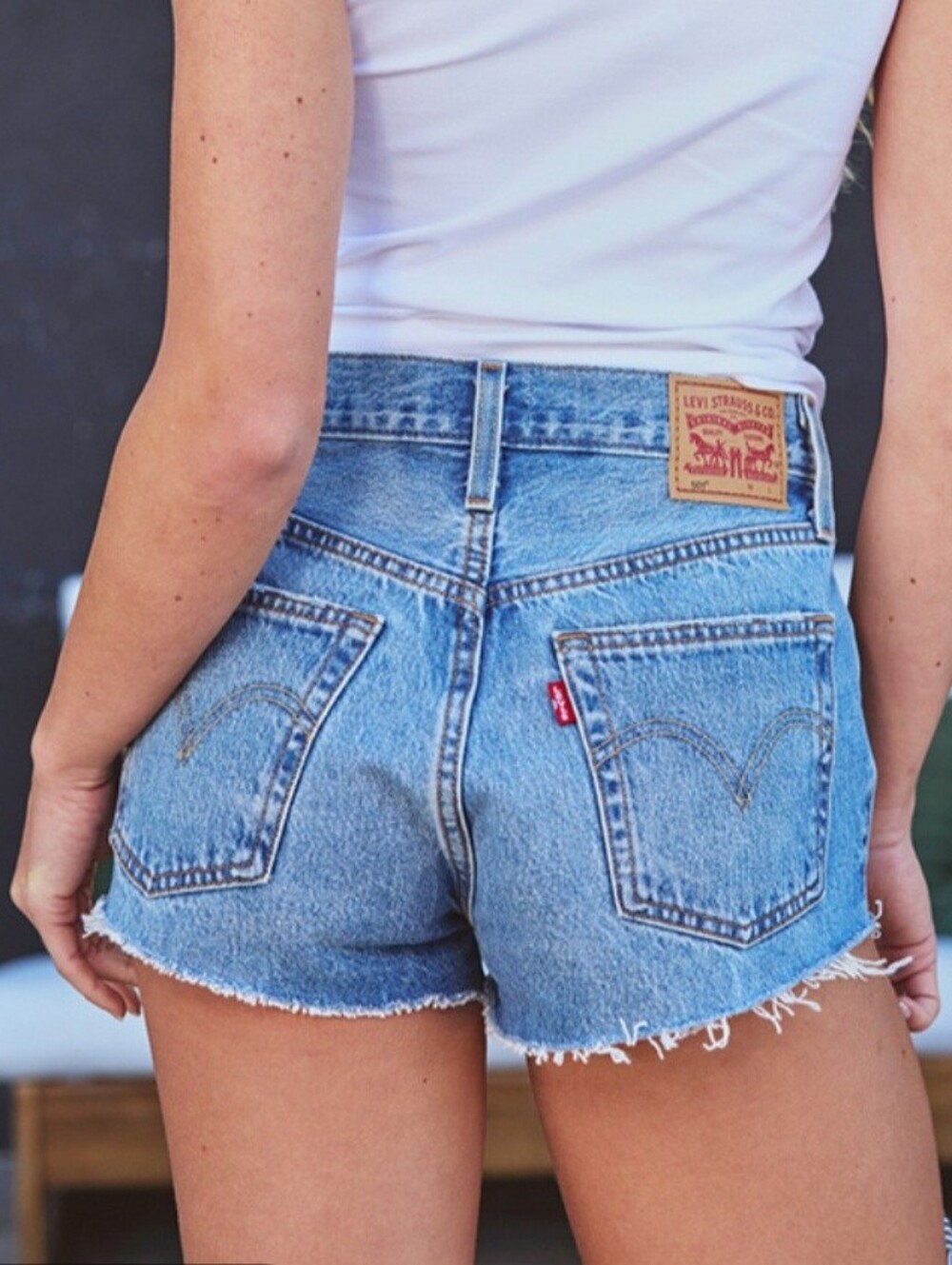 Levi's 501 Original Micro Vibes Jean Denim Shorts Size 27 NEW